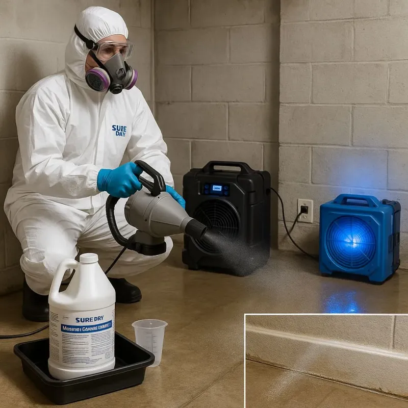 Sanitization and Odor Removal process in Spry, PA