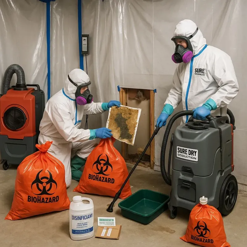 Contaminated Water Handling Protocols process in Spry, PA