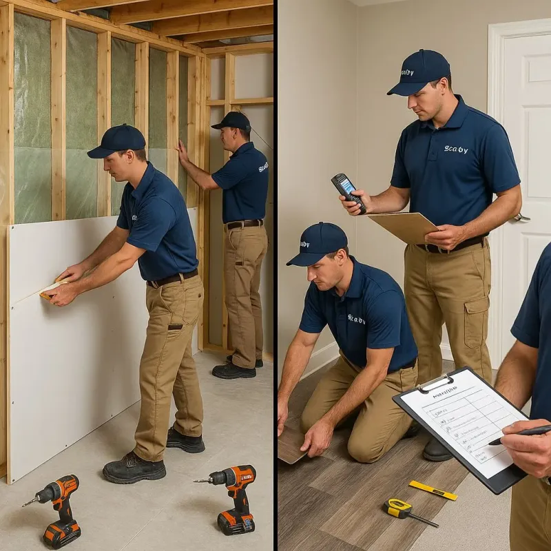 Repairs and Reconstruction process in Spry, PA
